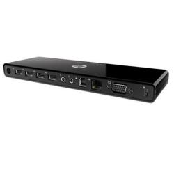 HP VY843AA#ABA USB Media Port Replicator/ Docking Station | Overstock ...