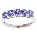 Dyach 14k White Gold Tanzanite Ring