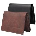 Boston Traveler Men's Genuine Leather Birddog Embossed Tri-fold Wallet