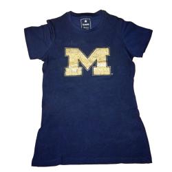 Campus Couture Women's Michigan Wolverines Krista T-shirt
