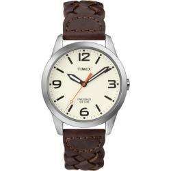 Timex Men's Weekender Casual Brown Woven Strap Watch