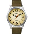 Timex Men's Weekender Casual Olive Leather Strap Watch
