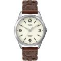 Timex Women's T2N644 Weekender Classic Casual Woven Leather Strap Watch