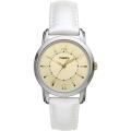 Timex Women's 'Style Chic' White Leather Strap Watch