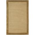 Handmade New Zealand Wool Solo Beige Rug (3'6 x 5'6')