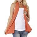Lilac Clothing's Womens Maternity Nanci Cardi in Orange/Grey