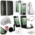 12-piece Charger/ Case/ Screen Protector/ Accessories for iPhone 4
