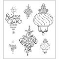Heartfelt Creations 'Fancy Ornament' Cling Rubber Stamp Set