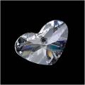 Beadaholique Crystal 27mm Crazy 4 U Heart Pendant