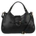 Salvatore Ferragamo Black Leather Satchel