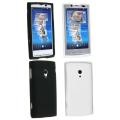 2-piece Black Case for Sony Ericsson Xperia X10/ Rachael