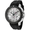 Swiss Legend Men's Evolution Black Rubber Chronograph Watch