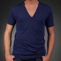 Laguna Beach Jean Co Mens Indigo Deep V-Neck T Shirt