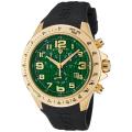 Swiss Legend Men's Eograph Green Dial Black Rubber Chronograph Watch