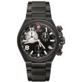 Swiss Army Men's 'Convoy' Chrono Titanium Black PVD Watch