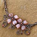 Handcrafted Stainless Steel 'Cinnamon Clover' Bead Necklace (Thailand)