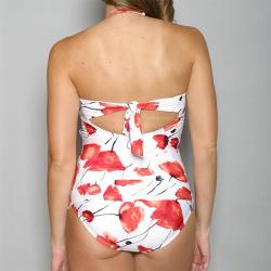 Jantzen Women's Floral Vamp Maillot One-piece Swimsuit