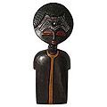 Sese Wood 'Good Heart II' Wall Sculpture (Ghana)