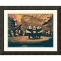 R.V. Schwedler 'Panda's Dance' Framed Art Print