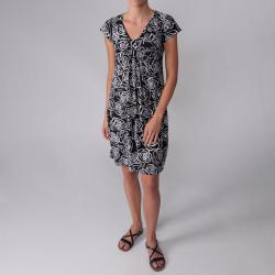 Journee Collection Women's Floral Cap-sleeve Dress