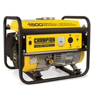 Champion 1500 Watt Portable Gas Powered Generator