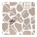 Sweet JoJo Designs Giraffe Tan Fabric Memory Board