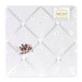 Sweet JoJo Designs White Eyelet Fabric Memory Board