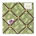 Sweet JoJo Designs Jungle Time Green Fabric Memory Board
