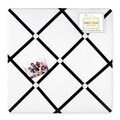 Sweet JoJo Designs Black and White Princess Fabric Bulletin Board