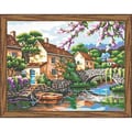 Paint By Number Kit 14"X11"-Village Canal