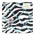 Sweet JoJo Designs Turquoise Funky Zebra Bulletin Board