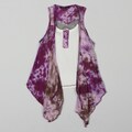 Sweetheart Jane Girl's 2fer Tie Dye Sequined Top