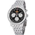 Breitling Men's 'Navitimer' Black Dial Steel Chronograph Watch