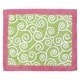 Sweet JoJo Designs Olivia Pink and Green Cotton Floor Rug