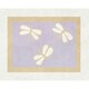Sweet JoJo Designs Purple Dragonfly Dreams Cotton Floor Rug