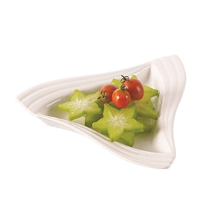 Red Vanilla 10-inch Tri Bowl ( Set/4)
