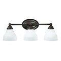 Olde Bronze Transitional 3-light Bath/ Vanity Light