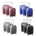 World Traveler Argo 3-piece Expandable Lightweight Hardside Spinner Luggage Set