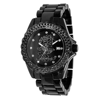 Ed Hardy Women's Acrylic Dulcet Lotus Watch