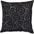 Jenks Ebony 17-inch Throw Pillows (Set of 2)
