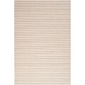 Handwoven Natural Emilia Biscotti Wool Rug (5' x 8')