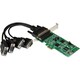 StarTech.com 4 Port PCI Express PCIe Serial Combo Card - 2 x RS232 2 