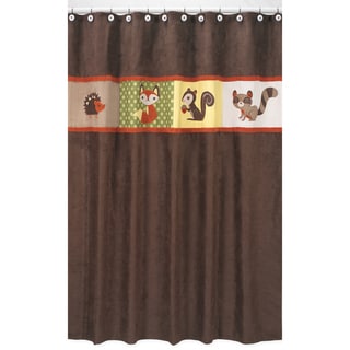 Forest Friends Kids Shower Curtain