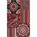 Hand-tufted Woodstock Carmine Rug (5' x 7'6)