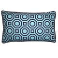 Jiti Pillows Labyrinth Blue 12x20-inch Decorative Pillow