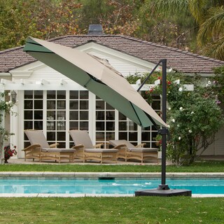 Christopher Knight Home Geneva 9.8 Foot Umbrella with Stand