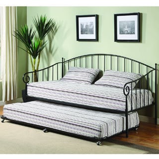 Hot Deal K&B BT01 Black Finish Day Bed