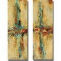 Nancy Santos 'Equilibrio I and II' 2-piece Canvas Art Set