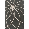 Hand-tufted Escalade Iron Ore Floral Wool Rug (7'6 x 9'6)