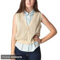 American Apparel Knit Cropped Dot Vest